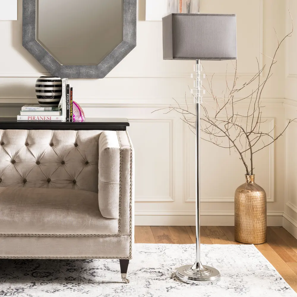 Times 60.5 Inch H Square Floor Lamp