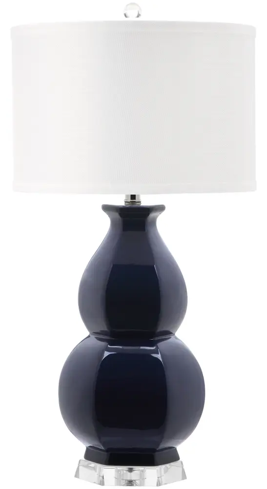 Jinuper 30 Inch H Navy Table Lamp