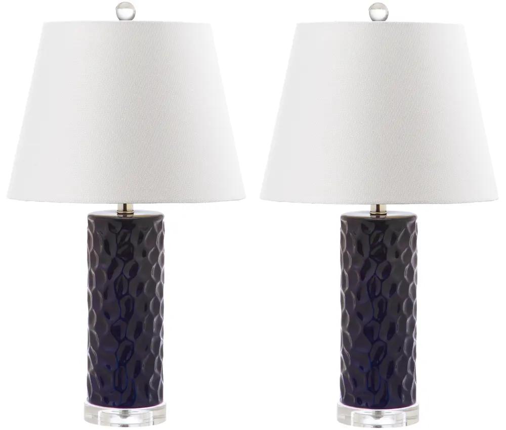 Dixon 23.5 Inch H Navy Table Lamp