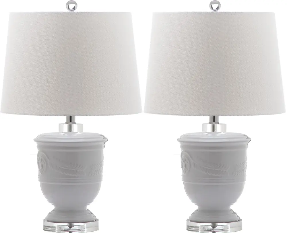 Shoal 23 Inch H White Table Lamp