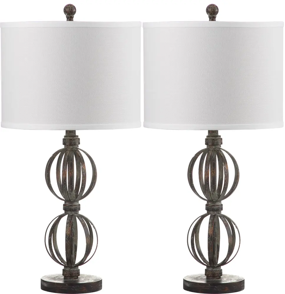 Calista 27.75 Inch H Double Sphere Table Lamp