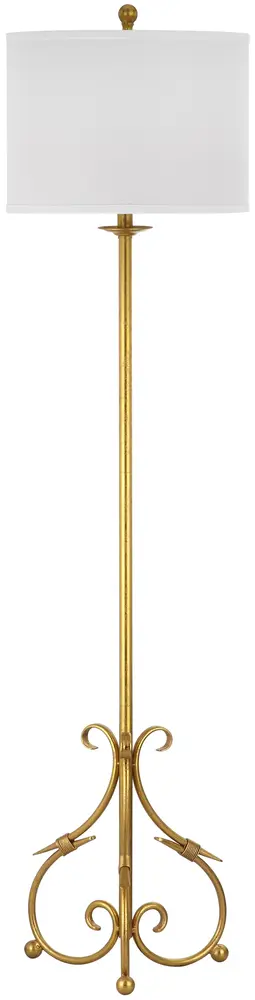Elisa 60 Inch H Baroque Floor Lamp