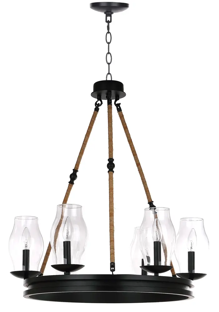Fritz 25 Inch Dia Adjustable Chandelier