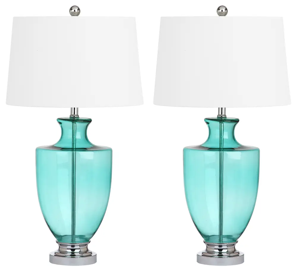 Desiree 30 Inch H Glass Table Lamp
