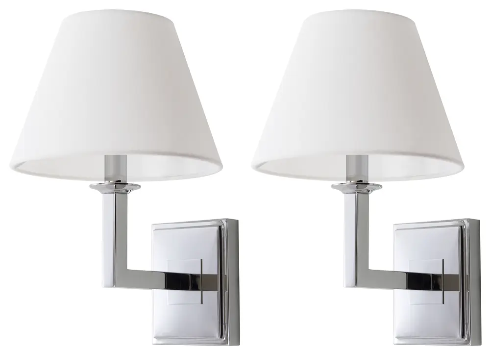 Pauline Chrome 14.5 Inch H Wall Sconce