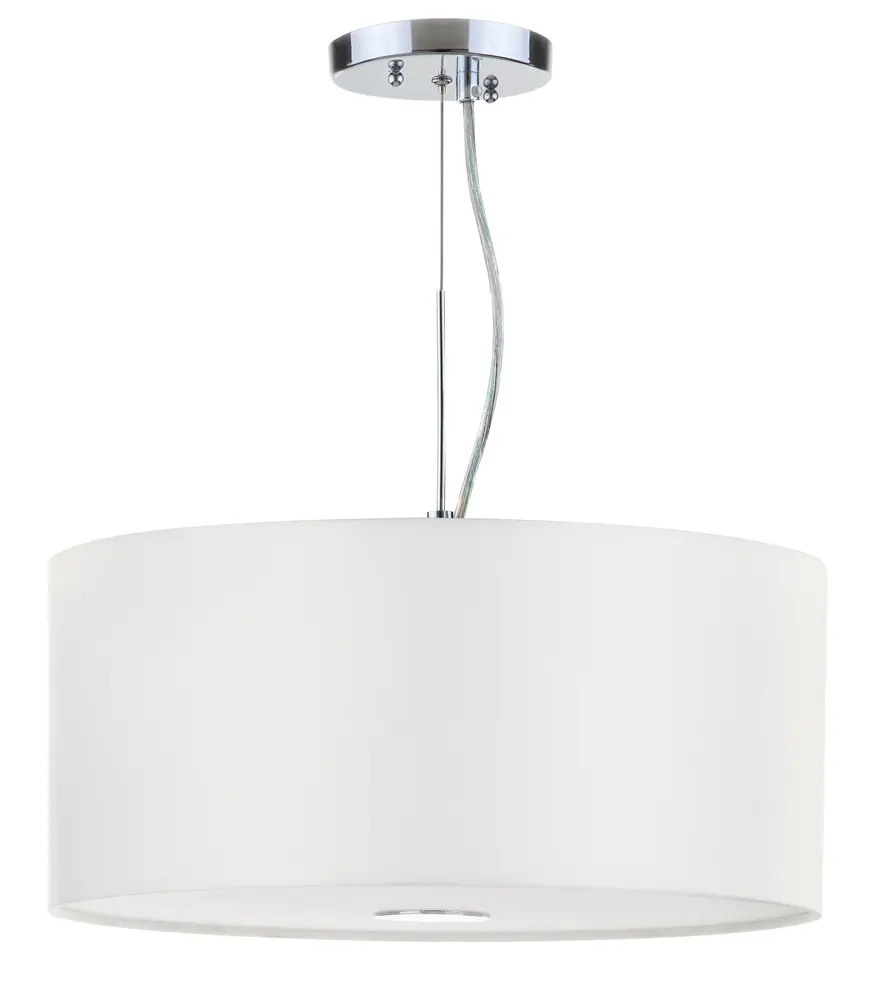 Molly 3 Light Chrome 16 Inch Dia Adjustable Pendant