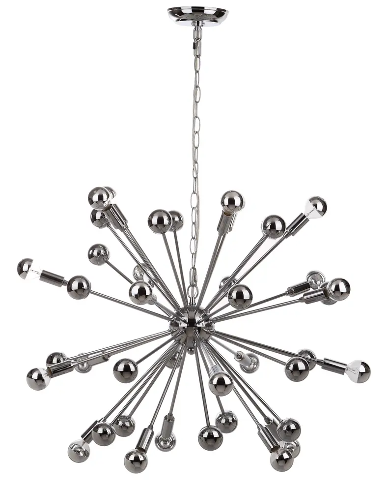 Starburst Sputnik 20 Light Chrome 31 Inch Dia Pendant
