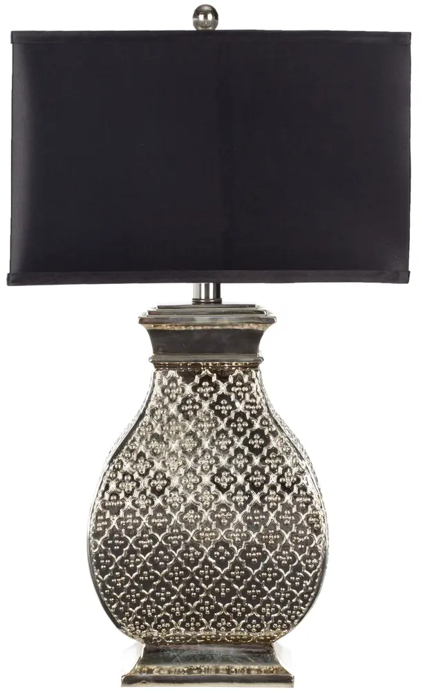 Malaga 29 Inch H Silver Table Lamp