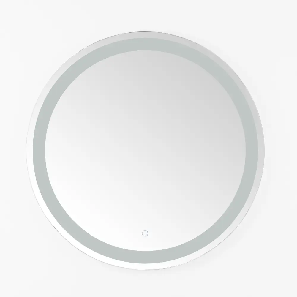 Caspar, 30 Inch, Silver/White, Aluminum Led Mirror