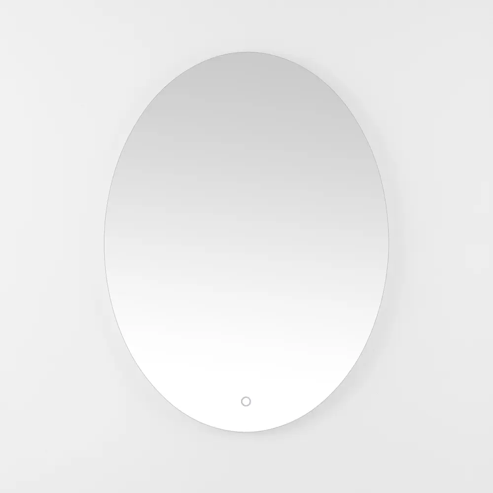 Nolan, 24 Inch, White, Aluminum Led Mirror