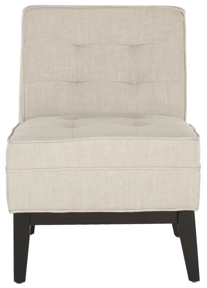 Angel Tufted Armless Club Chair