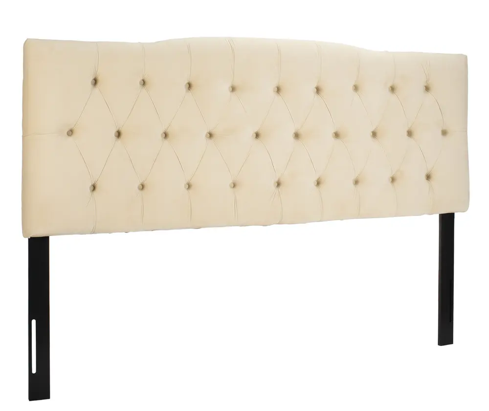 Axel Buckwheat Velvet Tufted Headboard