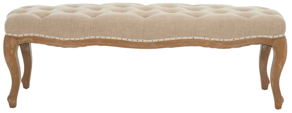 Ramsey Bench With Flat Black Nail Heads