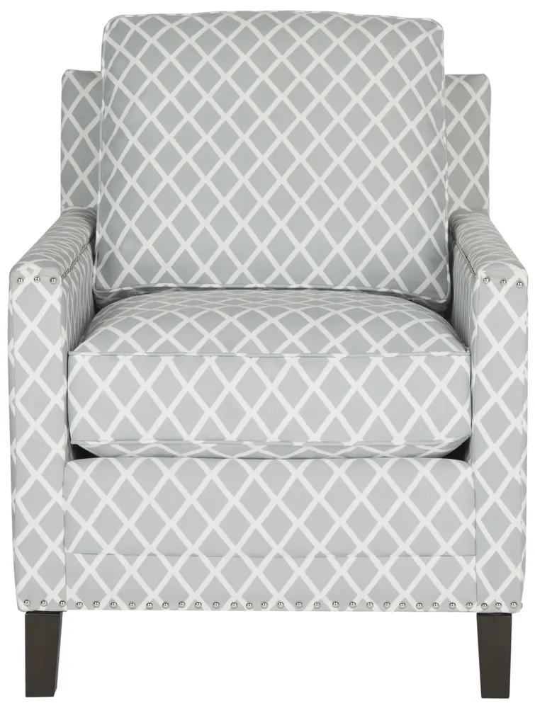 Buckler Club Chair   Silver Nail Heads