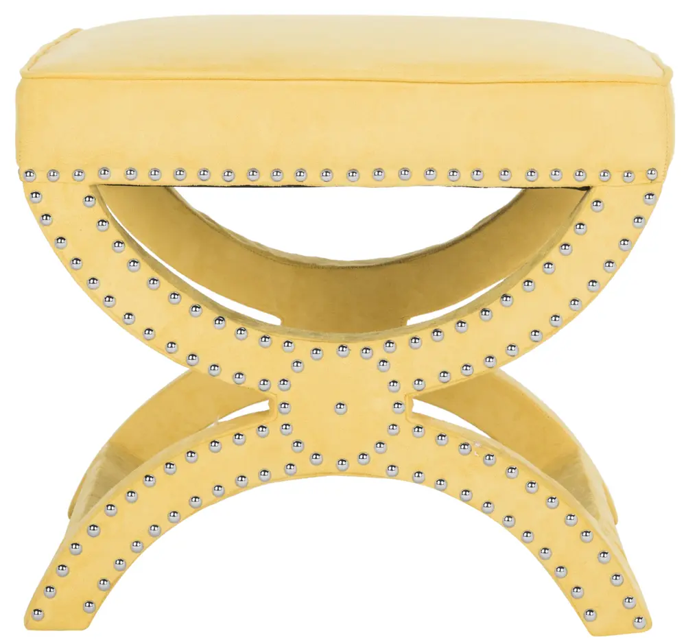 Mystic  Ottoman   Silver Nail Heads