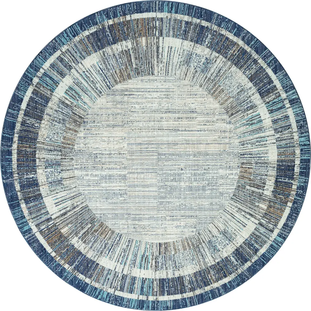 United Weavers Armada Victoria Blue Round Rug 7'11