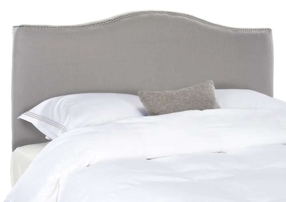 Jeneve Arctic Grey Winged Headboard