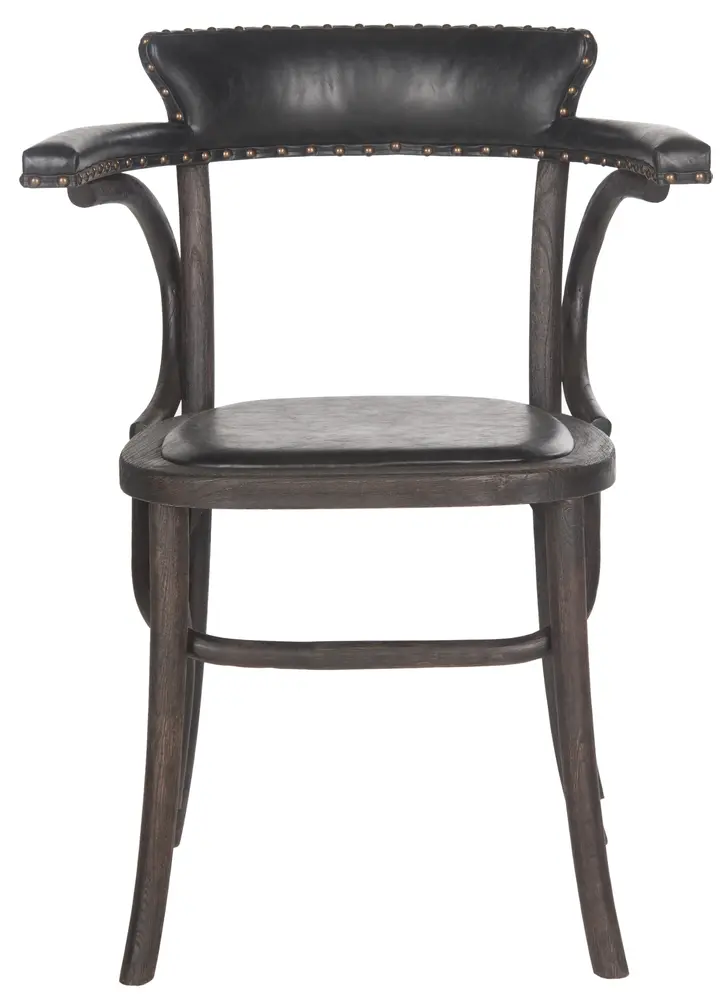 Kenny 19H Arm Chair   Brass Nail Heads