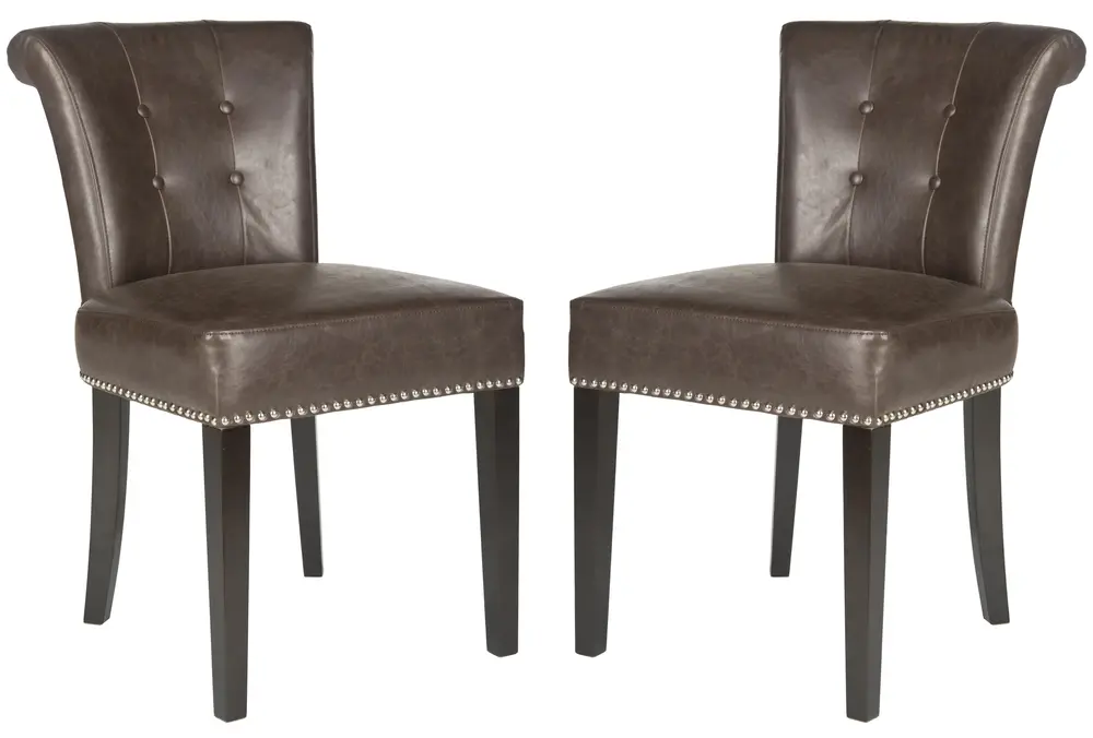 Sinclair 21H  Ring Chair (Set Of 2)    Silver Nail Heads