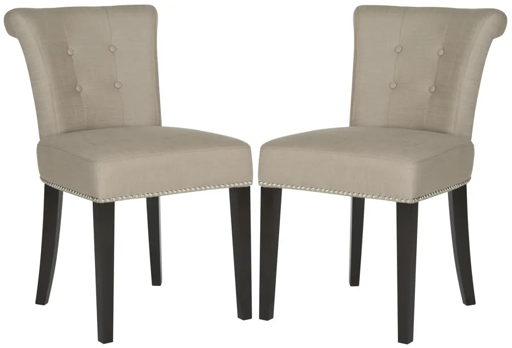 Sinclair 21H  Ring Chair (Set Of 2)    Silver Nail Heads