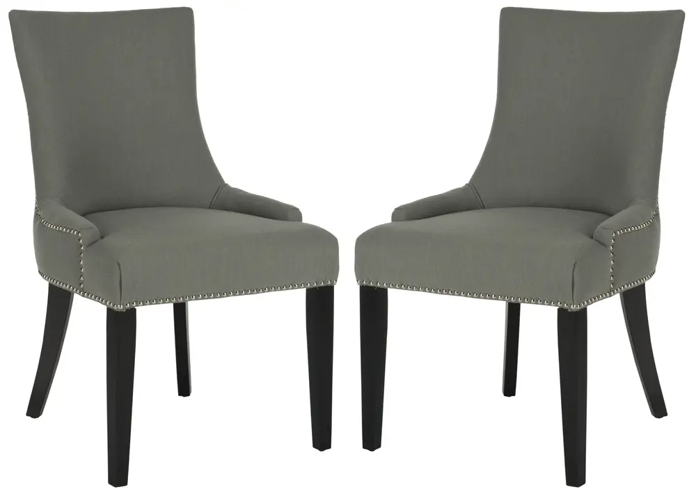 Lester 19H Dining Chair   Silver Nail Heads