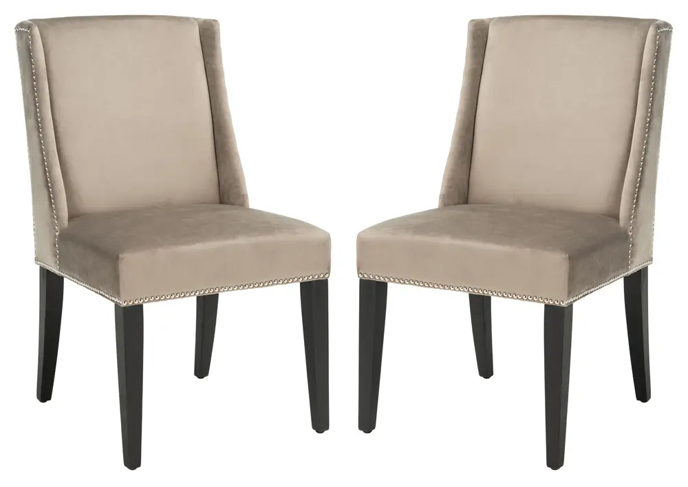 Humphry 21H  Dining Chair (Set Of 2)   Silver Nail Heads