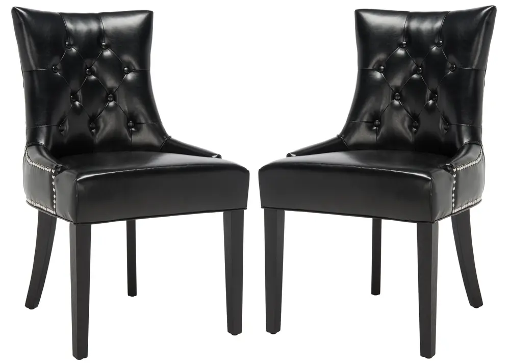 Harlow Tufted Ring Chair (Set Of 2) - Silver Nail Heads