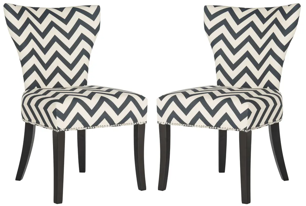 Jappic 20H Ring Side Chair   Silver Nail Heads