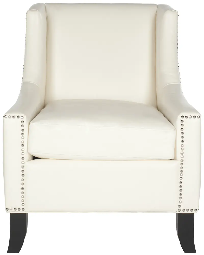 Daniel Club Chair   Silver Nail Heads