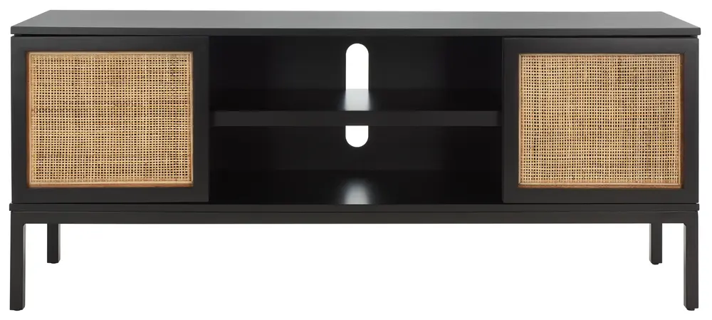 Zadie 1 Shelf Rattan Media Stand