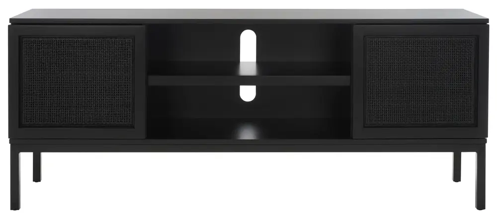 Zadie 1 Shelf Rattan Media Stand