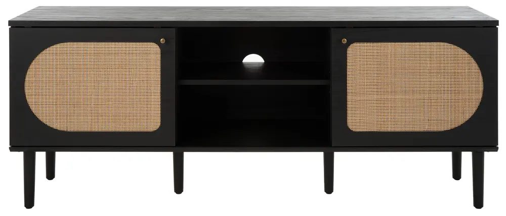 Claude 2 Door 2 Shelf Media Stand