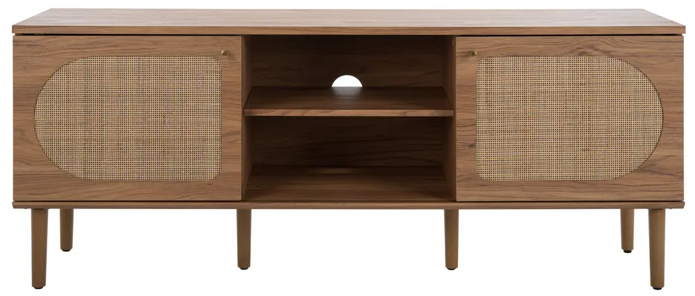 Claude 2 Door 2 Shelf Media Stand