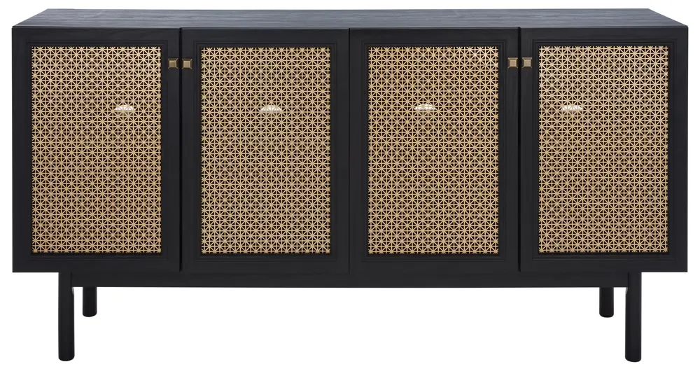 Piran 4 Door 2 Shelf Media Stand