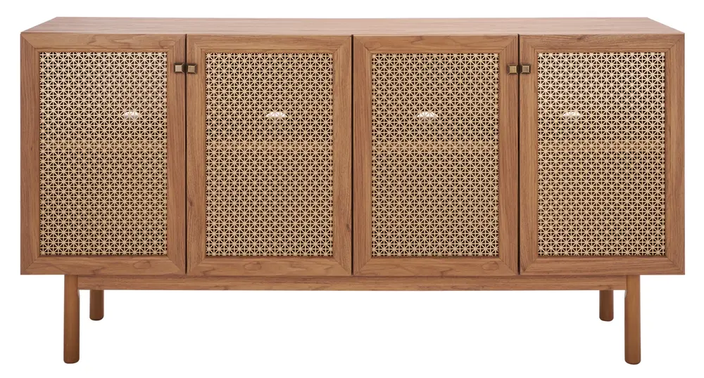 Piran 4 Door 2 Shelf Media Stand