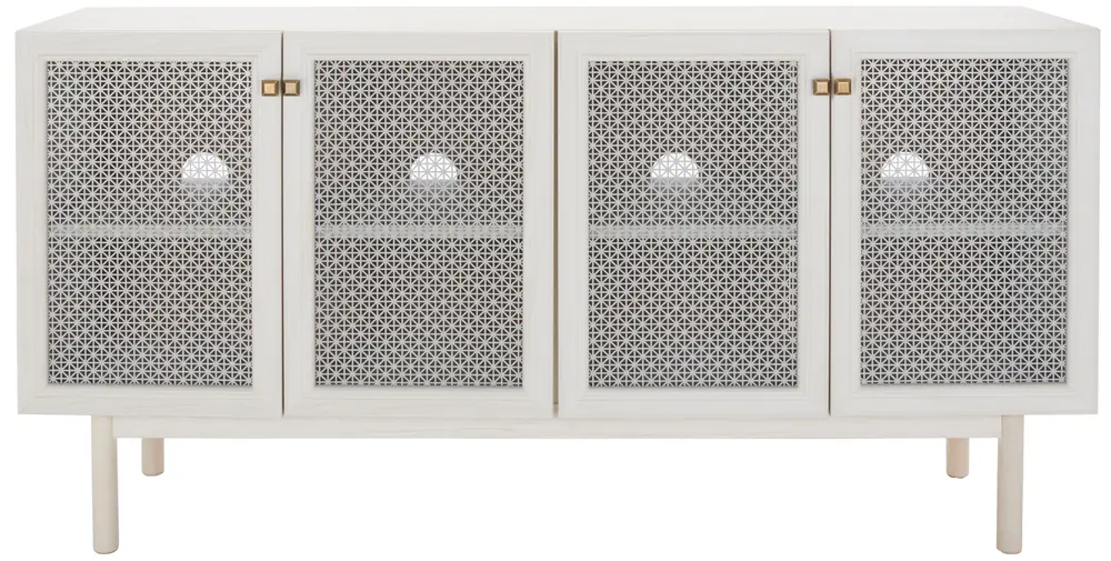 Piran 4 Door 2 Shelf Media Stand