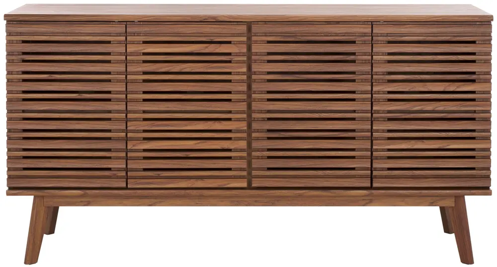 Atlantes 4 Door 4 Shelf Media Stand