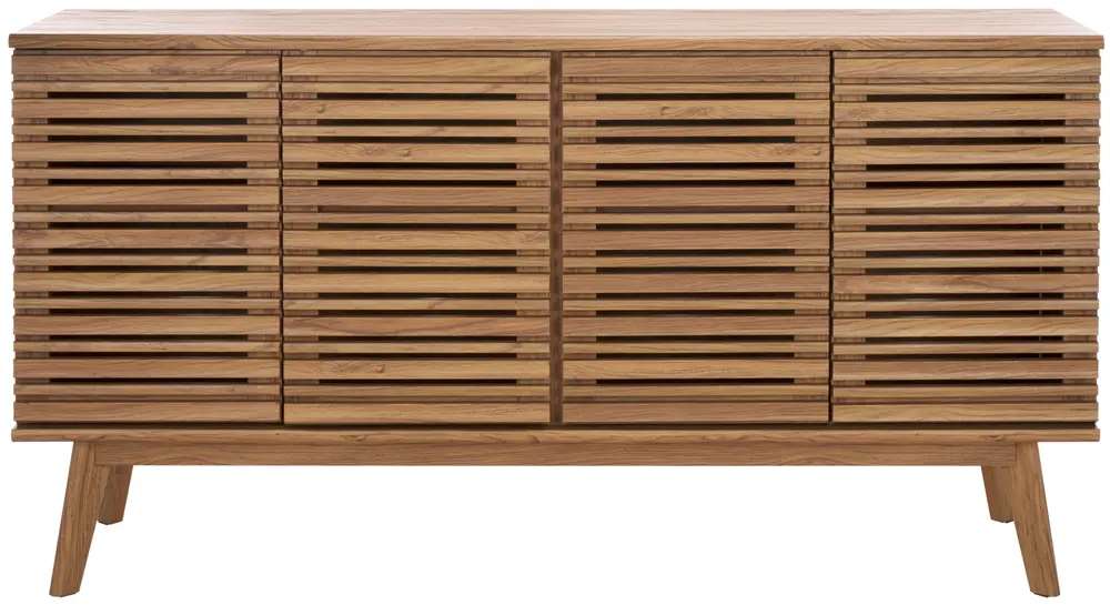 Atlantes 4 Door 4 Shelf Media Stand