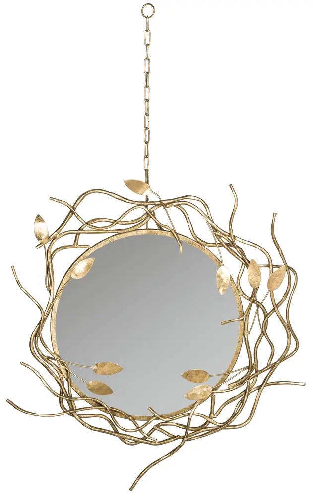 Gold Wreath Mirror