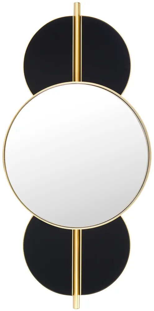 Syrus, 16.5 Inch, Gold/Black, Iron Mirror?