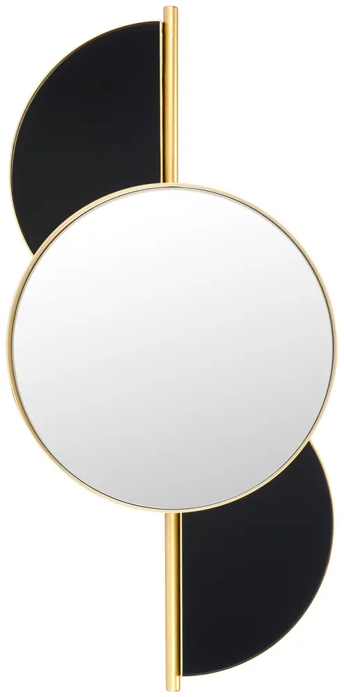 Seville, 16.5 Inch, Gold/Black, Iron Mirror?
