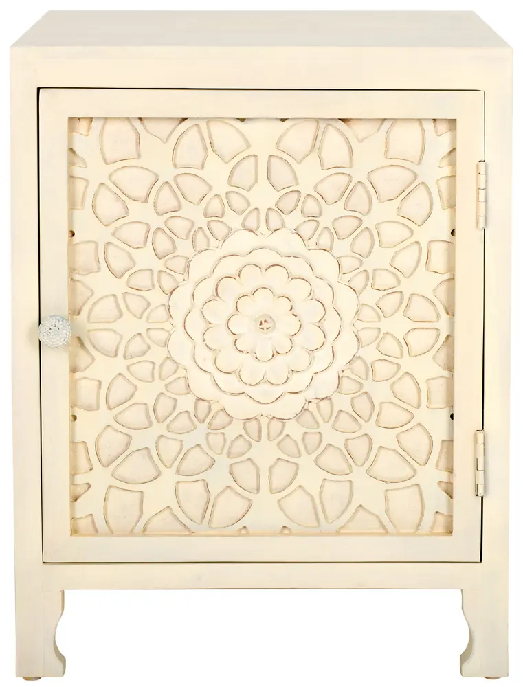 Rayetta 2 Shelf 1 Door Nightstand
