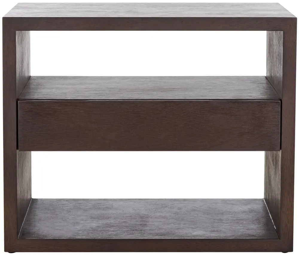 Munson 2 Shelf 1 Drawer Nightstand