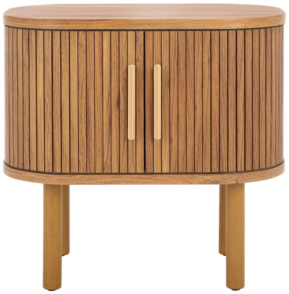 Tealla 2 Tambour Door Nightstand