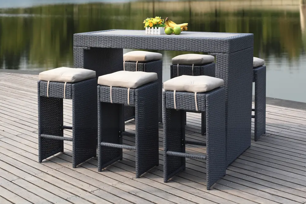 Sanders Outdoor Bar Set