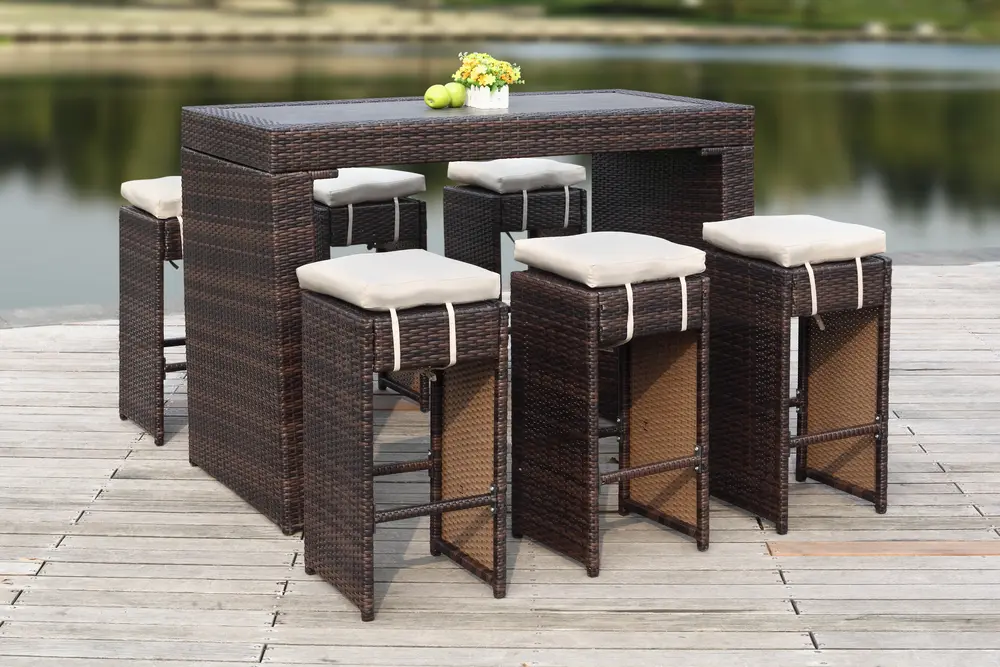 Sanders Outdoor Bar Set