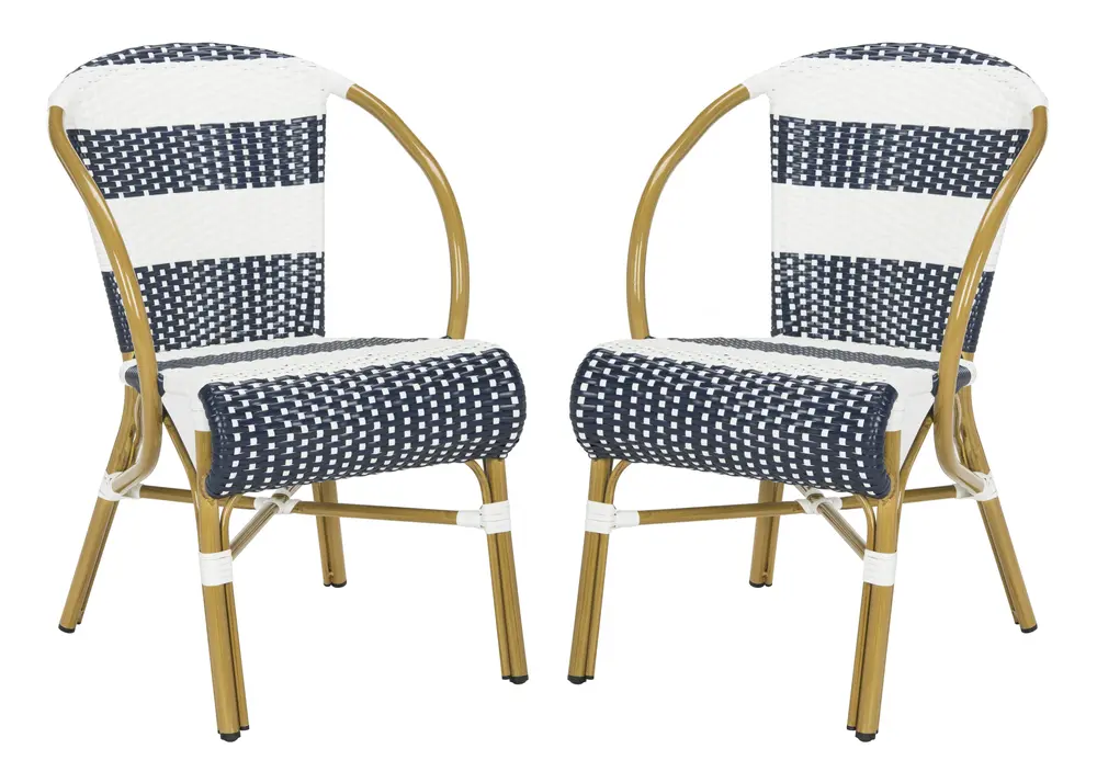 Sarita Striped French Bistro  Side Chair