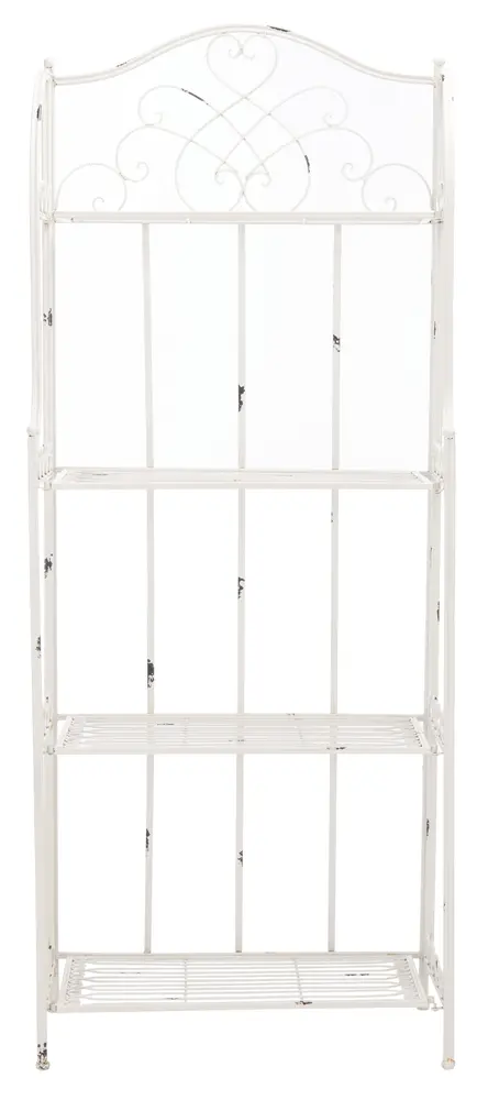 Amaris Wrought Iron  4 Tier Outdoor Bakers Rack