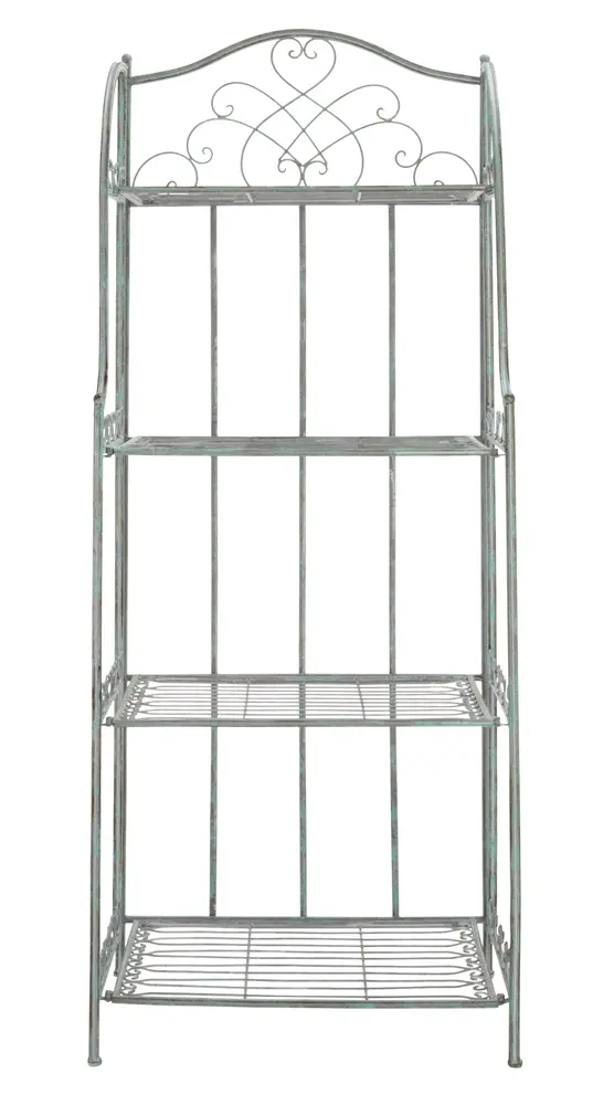 Amaris Wrought Iron  4 Tier Outdoor Bakers Rack