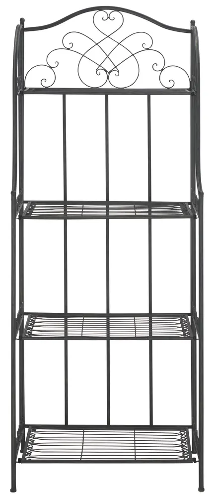 Amaris Wrought Iron  4 Tier Outdoor Bakers Rack